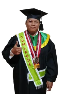 wisuda counlode Rahmat Jatmiko
